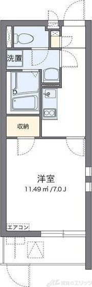 クレイノ桜の物件間取画像