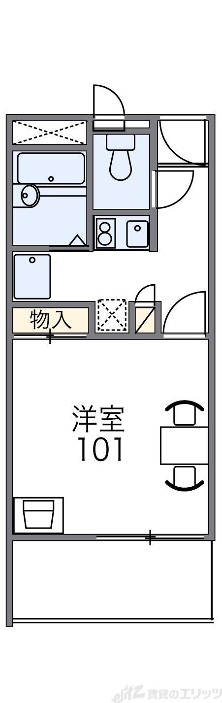 レオパレス上穂積の物件間取画像