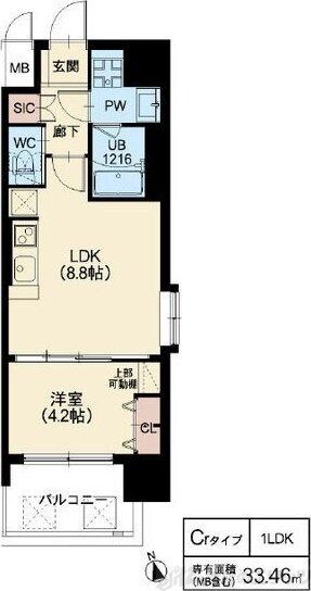 リッツ新大阪プレミアムの物件間取画像