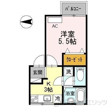 パセオ間谷の物件間取画像