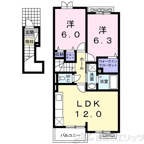 コージーコート藤の物件間取画像