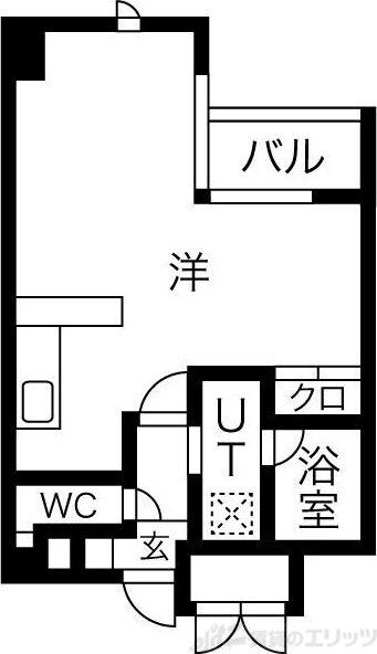 ハイムタケダT-9の物件間取画像