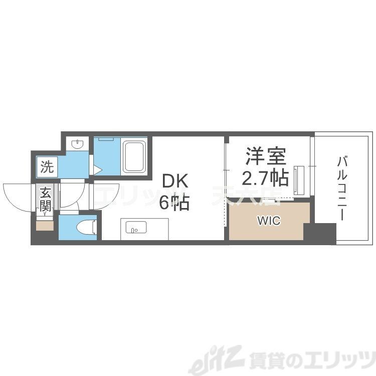 セレニテ新大阪エクラの物件間取画像
