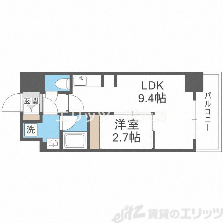 セレーノ南森町の物件間取画像