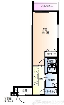 フジパレス緑地公園の物件間取画像