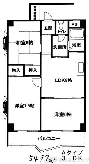 セントラル山田南の物件間取画像