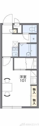 レオパレスニュー藤の物件間取画像