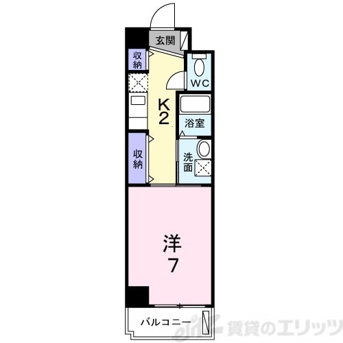 プラシードの物件間取画像