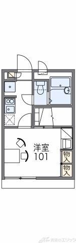 レオパレス総持寺ＷＥＳＴの物件間取画像