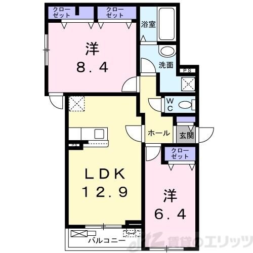 ラ　カーサ　フェリーチェの物件間取画像