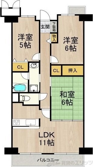 サワン東太田の物件間取画像