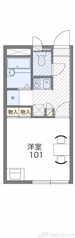 レオパレスビエントの物件間取画像