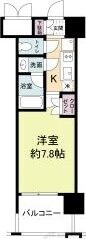 パークフラッツ江坂の物件間取画像