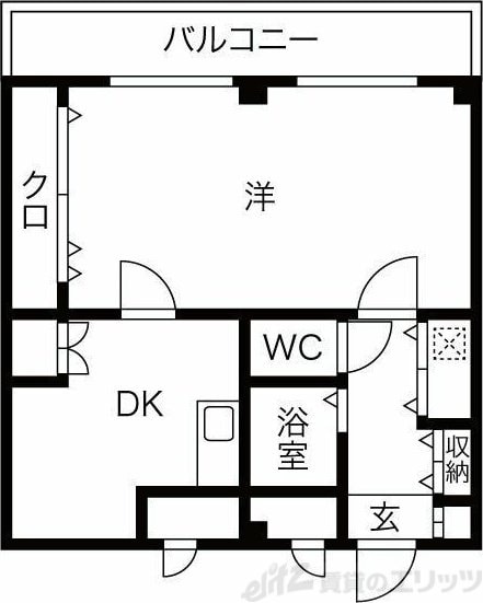 ハイムタケダT-8の物件間取画像