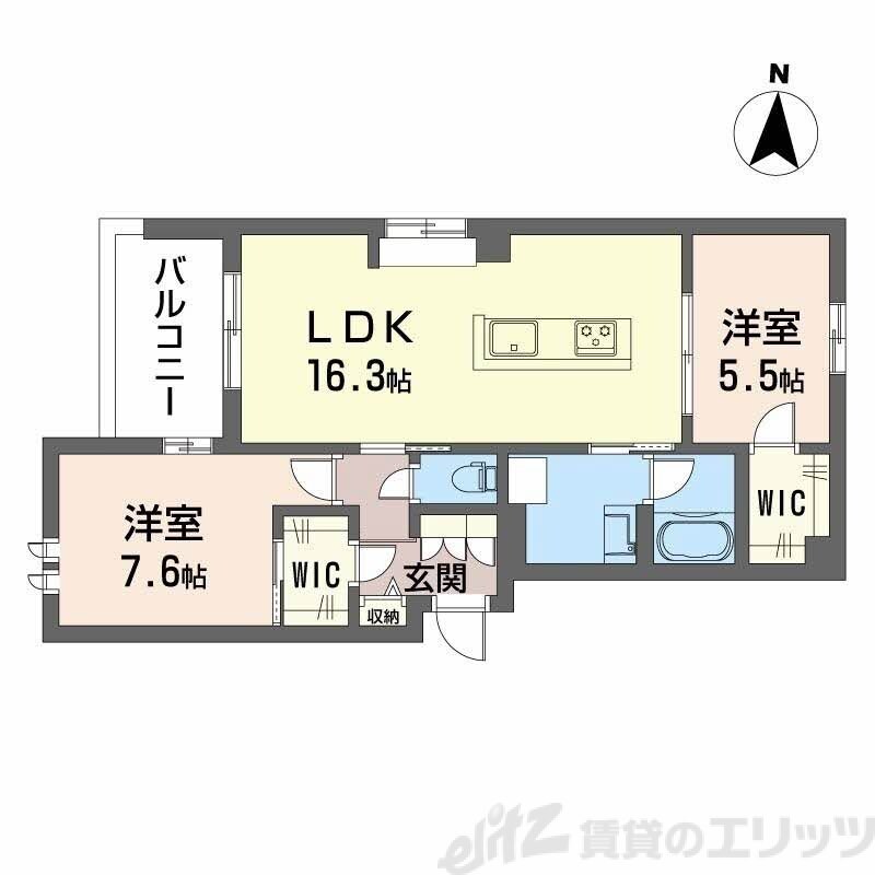 インペリアル芥川の物件間取画像