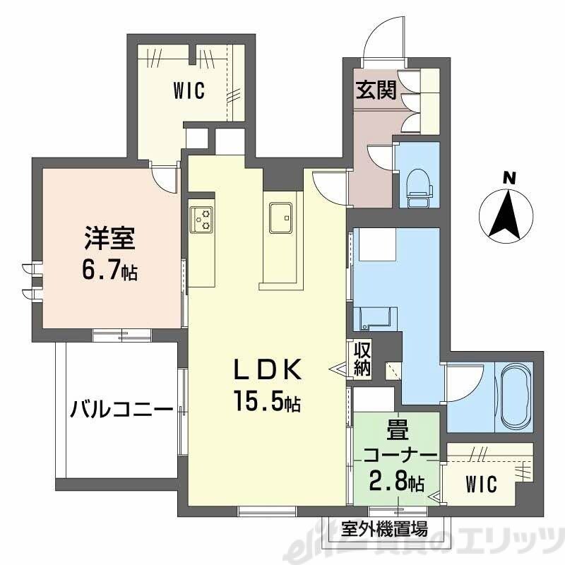 インペリアル芥川の物件間取画像