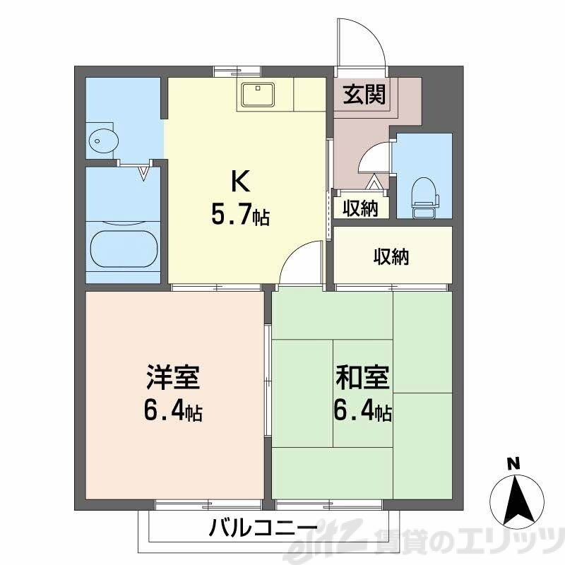 ガーデンハイツの物件間取画像