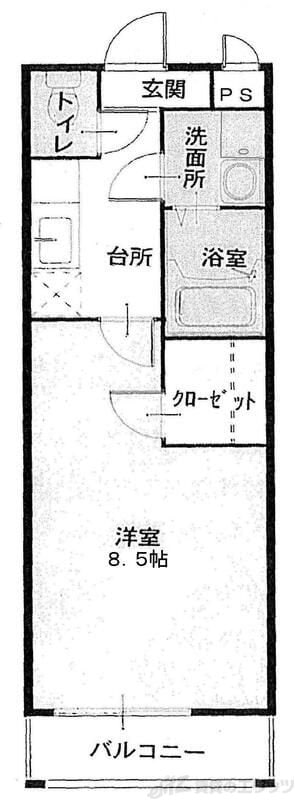 フジパレス吹田ノースの物件間取画像