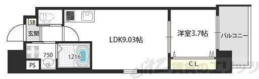 Ｖ－ランコントル吹田の物件間取画像