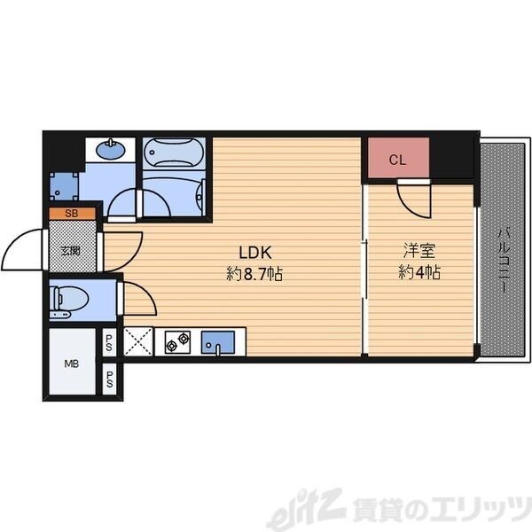 ブエナビスタ江坂広芝町の物件間取画像