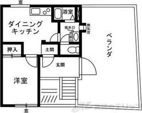 瀬川ハイツの物件間取画像