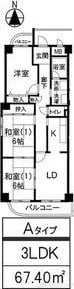 ノースファームの物件間取画像