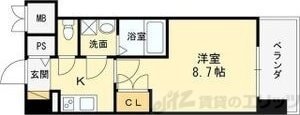 WGB江坂の物件間取画像