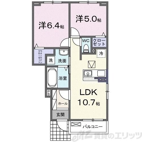 千里パークウェイIIの物件間取画像