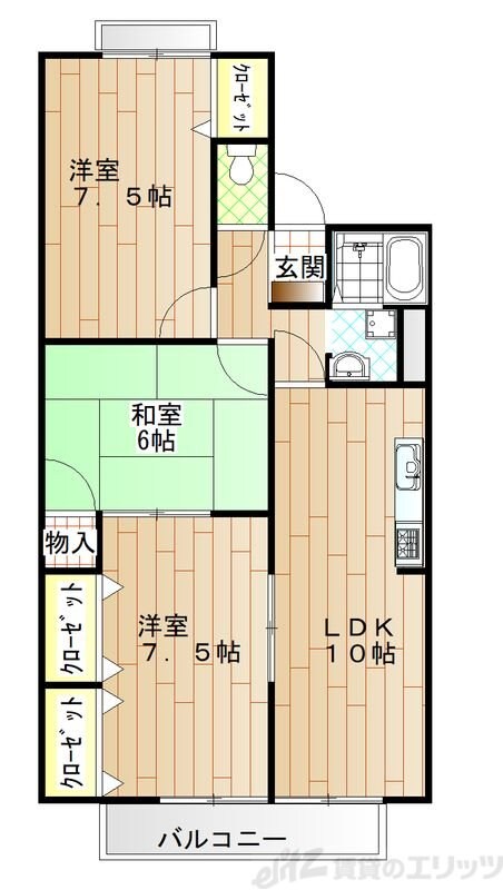 リヴェール深沢の物件間取画像