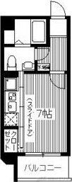 ドゥーエ江坂Iの物件間取画像