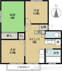 井上ハイツの物件間取画像