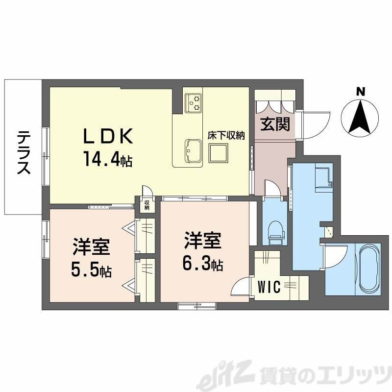 シャーメゾン　フォレナ　アルファの物件間取画像