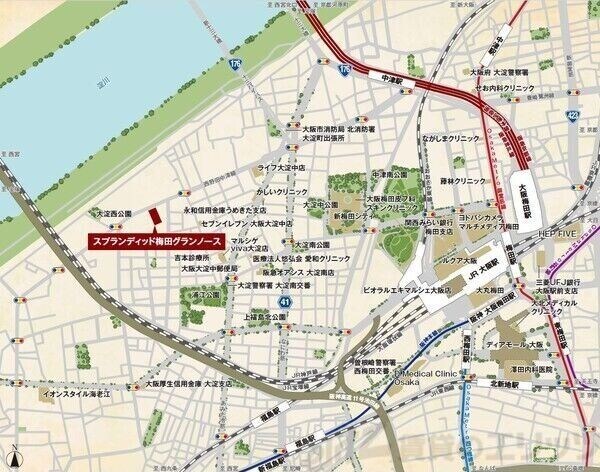 スプランディッド梅田グランノースの物件内観写真