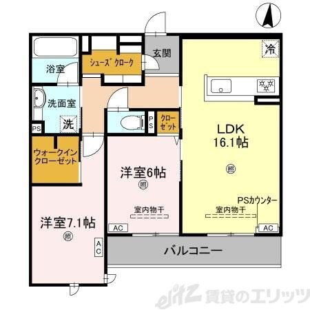 ロンジェヴィータの物件間取画像