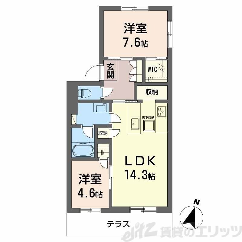 モンセルの物件間取画像