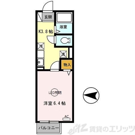 プリシェール千里の物件間取画像