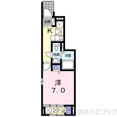 ヴィラ　サンの物件間取画像