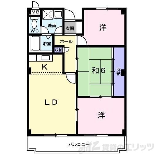 エスポワール茨木の物件間取画像