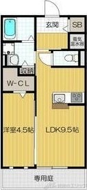 サンベルスの物件間取画像