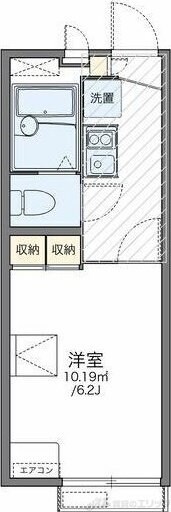 レオパレス藤が丘１番館の物件間取画像