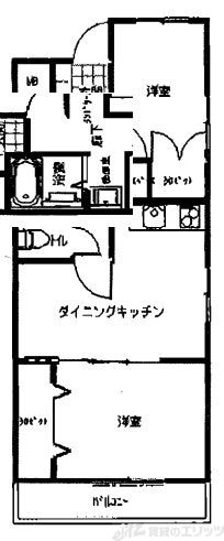 センコーハイツの物件間取画像