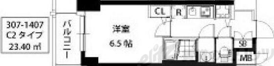 S-RESIDENCE江坂の物件間取画像