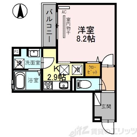 ソシュールの物件間取画像