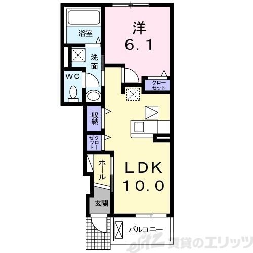 エアリ　フロントの物件間取画像