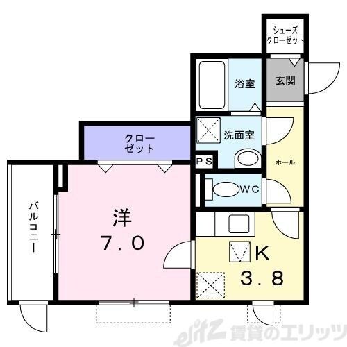 西淡路４丁目アパート（０２７３６８００１）の物件間取画像