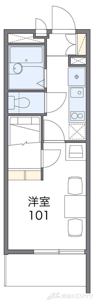 レオパレス掛休の物件間取画像