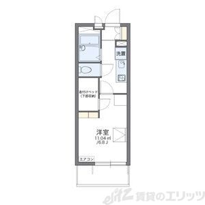 レオパレスミント千里の物件間取画像