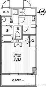 アーデン江坂IIIの物件間取画像