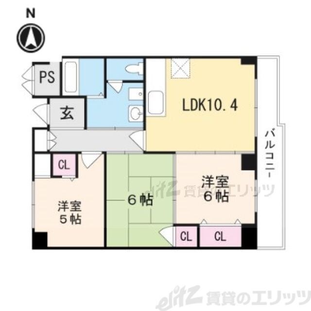 パークビュー橋の物件間取画像