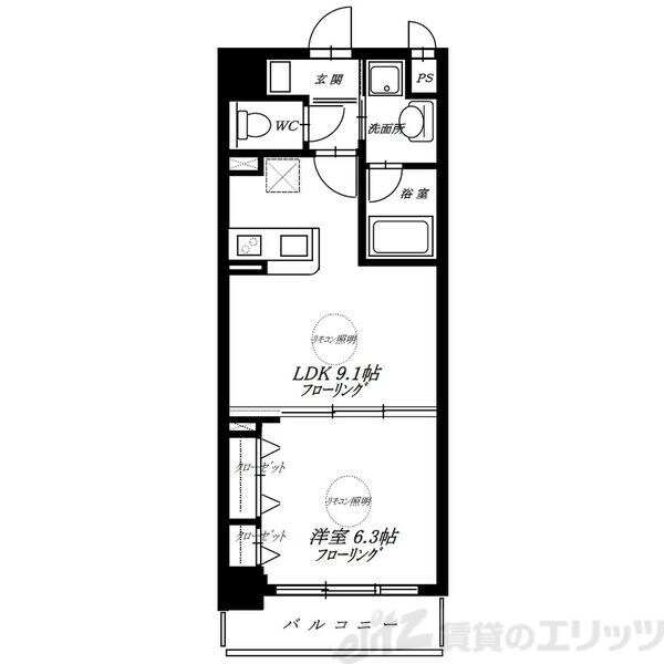 アルシェ垂水の物件間取画像